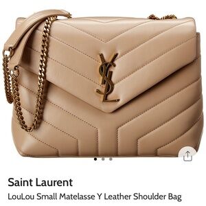 Saint Laurent
LouLou Small Matelasse Y Leather Shoulder Bag ,excellent condition